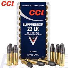CCI 22 LR suppressor HP subsonic