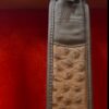 Bretelle Blaser Custom Cuir d'Autruche Marron