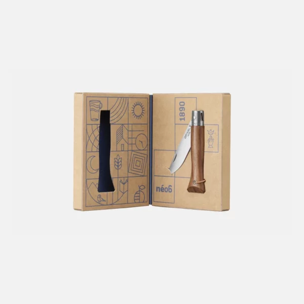 Opinel néo 6 en noyer noir